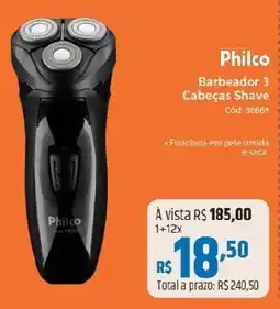 Philco Barbeador 3 Cabeças Shave