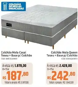 Deltasul Colchão Mola Casal Teseu + Base p/ Colchão oferta