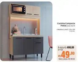 Cozinha Compacta Pietra Cód: 42376