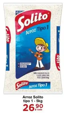 Rossi Supermercado Arroz Solito tipo 1-5kg oferta