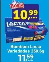 Rossi Supermercado Bombom Lacta Variedades 250,6g oferta