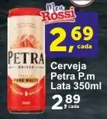 Rossi Supermercado Cerveja Petra P.m Lata 350ml oferta
