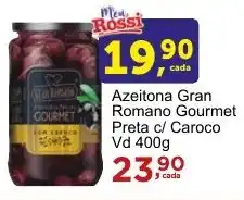 Azeitona Gran Romano Gourmet Preta c/ Caroco Vd 400g
