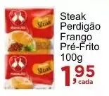 Rossi Supermercado Steak Perdigão Frango Pré-Frito 100g oferta