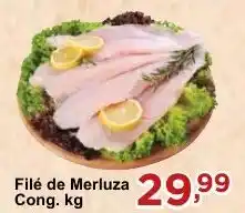 Rossi Supermercado Filé de Merluza Cong. kg oferta