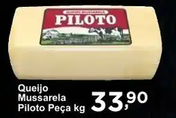 Rossi Supermercado Queijo Mussarela Piloto Peça kg oferta