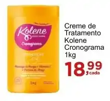 Rossi Supermercado Creme de Tratamento Kolene Cronograma 1kg oferta