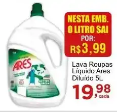 Rossi Supermercado Lava Roupas Líquido Ares Diluído 5L oferta