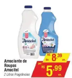 Fort Atacadista Amaciante de Roupas Amacitel 2 Litros Fragrâncias oferta