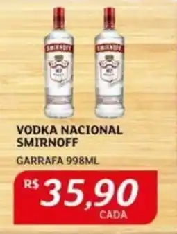 Assaí Atacadista VODKA NACIONAL SMIRNOFF GARRAFA 998ML oferta