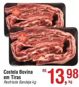 Costela Bovina em Tiras Resfriada Bandeja kg