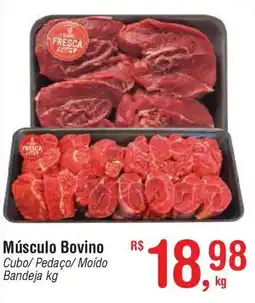 Músculo Bovino Cubo/ Pedaço/Moído Bandeja kg
