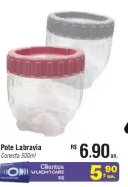 Fort Atacadista Pote Labravia un. Conecta 500ml oferta