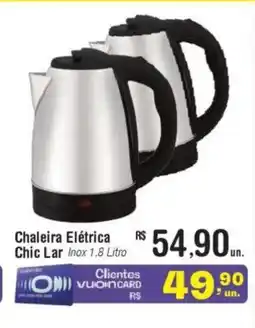 Fort Atacadista Chaleira Elétrica Chic Lar oferta
