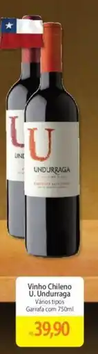 Atacadão Vinho Chileno U. Undurraga Vários tipos Garrafa com 750ml oferta