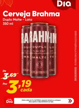 Dia Cerveja Brahma Duplo Malte - Lata 350ml oferta