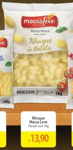 Atacadão Nhoque Massa Leve Pacote com 1kg oferta