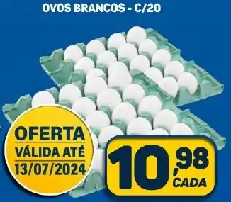 Dom Atacadista OVOS BRANCOS - C/20 oferta