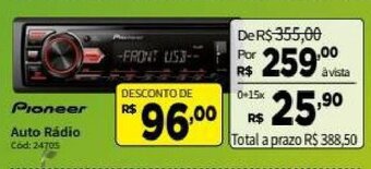 Deltasul Pioneer Auto Radio oferta