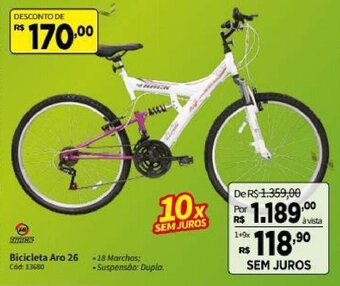 Deltasul Bicicleta Aro 26 oferta