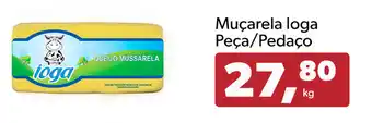 Mineirão Atacarejo Mucarela loga Peca/pedaco 1kg oferta