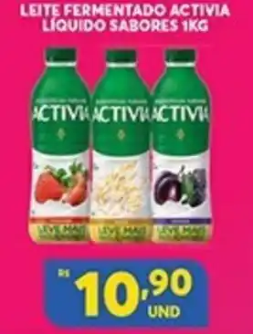 Leite Fermentado Activia Liquido Sabores 1L