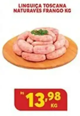 Atacadão Centro Sul Linguica Toscana Naturaves Frango 1kg oferta