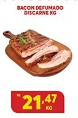 Atacadão Centro Sul Bacon Defumado Discarne 1kg oferta