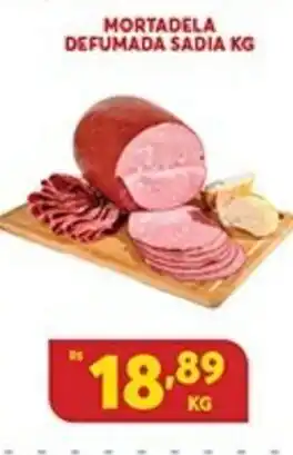 Atacadão Centro Sul Mortadela Defumada Sadia 1kg oferta