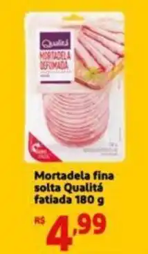 Extra Supermercado Mortadela fina solta Qualitá fatiada 180 g oferta