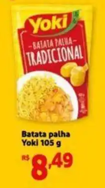 Extra Supermercado Batata palha Yoki 105 g oferta