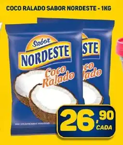 Dom Atacadista COCO RALADO SABOR NORDESTE - 1KG oferta