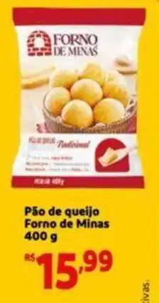 Extra Supermercado Pão de queijo Forno de Minas 400 g oferta