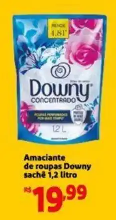 Amaciante de roupas Downy sachê 1,2 litro