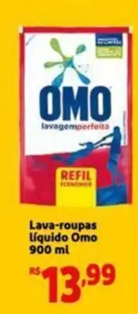 Lava-roupas Líquido Omo 900 ml