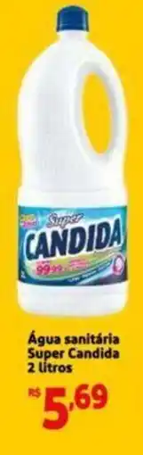 Extra Supermercado Água sanitária Super Candida 2 litros oferta