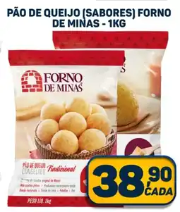 Dom Atacadista PÃO DE QUEIJO (SABORES) FORNO DE MINAS - 1KG oferta