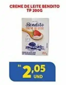 Atacadão Centro Sul Creme de Leite Bendito TP 200g oferta