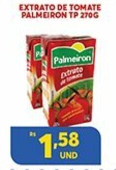 Atacadão Centro Sul Extrato de Tomate Palmeiron TP 270g oferta