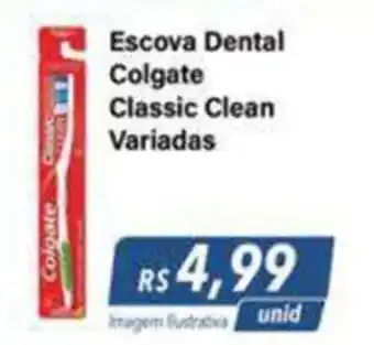 Hiper Moreira Escova Dental Colgate Classic Clean Variadas oferta