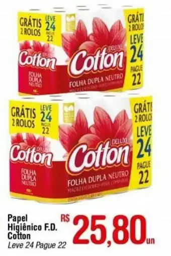 Fort Atacadista Papel Higiénico F.D Cotton oferta