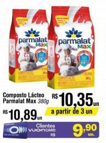 Fort Atacadista Composto Lacteo Parmalat Max 380g oferta