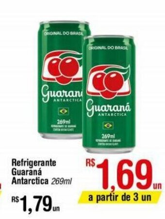 Fort Atacadista Refrigerante Guarana Antarctica 269ml oferta
