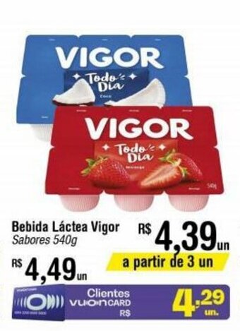 Fort Atacadista Bebida Lactea Vigor 540g oferta