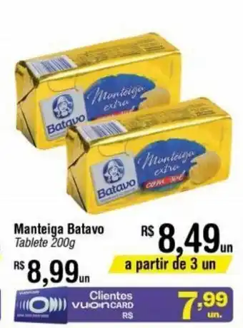 Fort Atacadista Manteiga Batavo 200g oferta