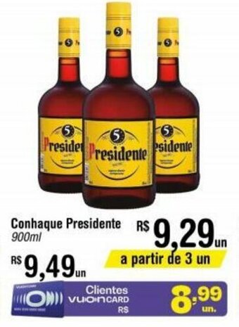 Conhaque President 900ml