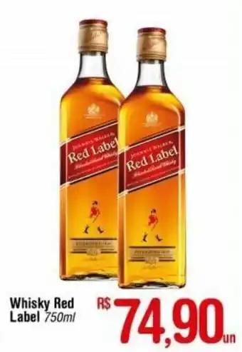 Fort Atacadista Whisky Red Label 750ml oferta