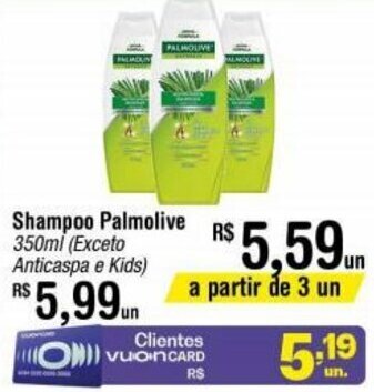 Fort Atacadista Shampoo Palmolive 350ml oferta