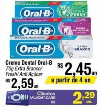 Fort Atacadista Creme Dental Oral-B 70g oferta