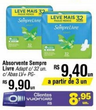 Fort Atacadista Absorvente Sempre Livre oferta